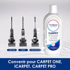 Détergent de nettoyage de tapis Tineco pour le nettoyeur de tapis intelligent de la série CARPET ONE