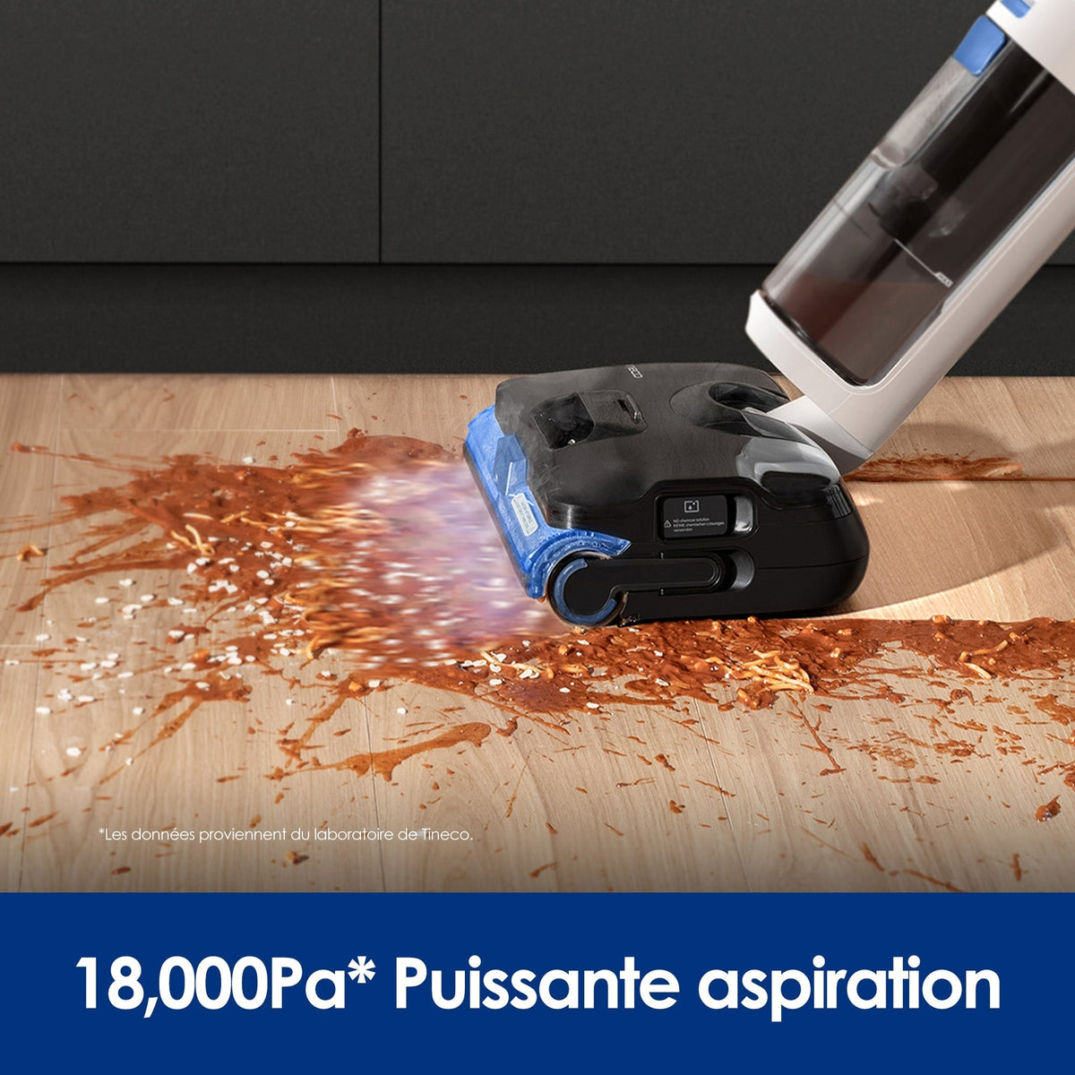 Tineco FLOOR ONE S6 Stretch Steam Aspirateur-laveur avec fil humide et sec tout-en-un