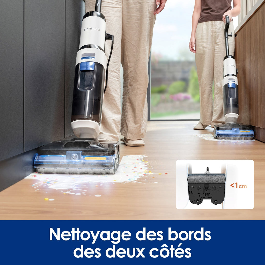 Tineco FLOOR ONE S6 Stretch Steam Aspirateur-laveur avec fil humide et sec tout-en-un