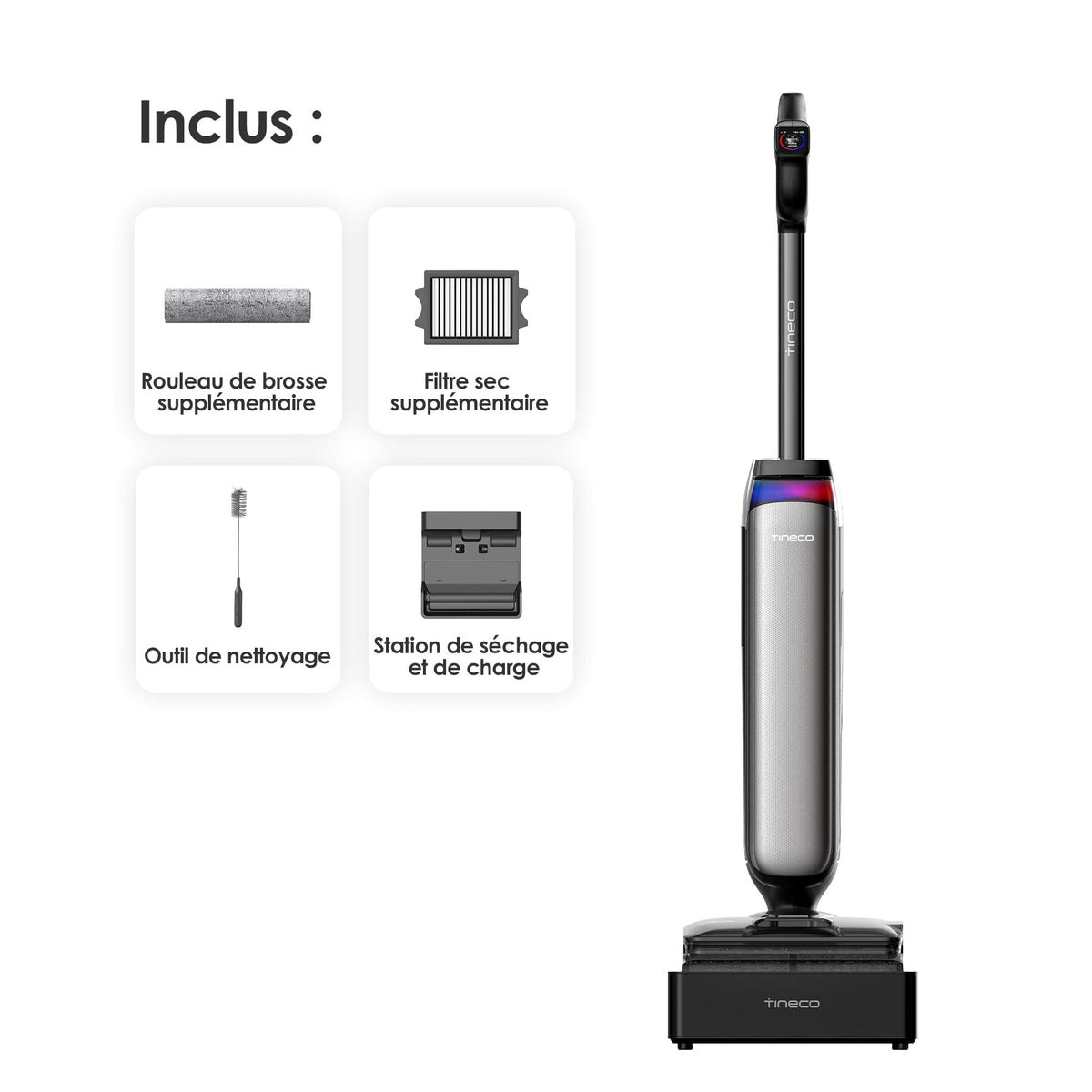 Tineco Floor One S9 Artist Steam Pro Aspirateur Laveur