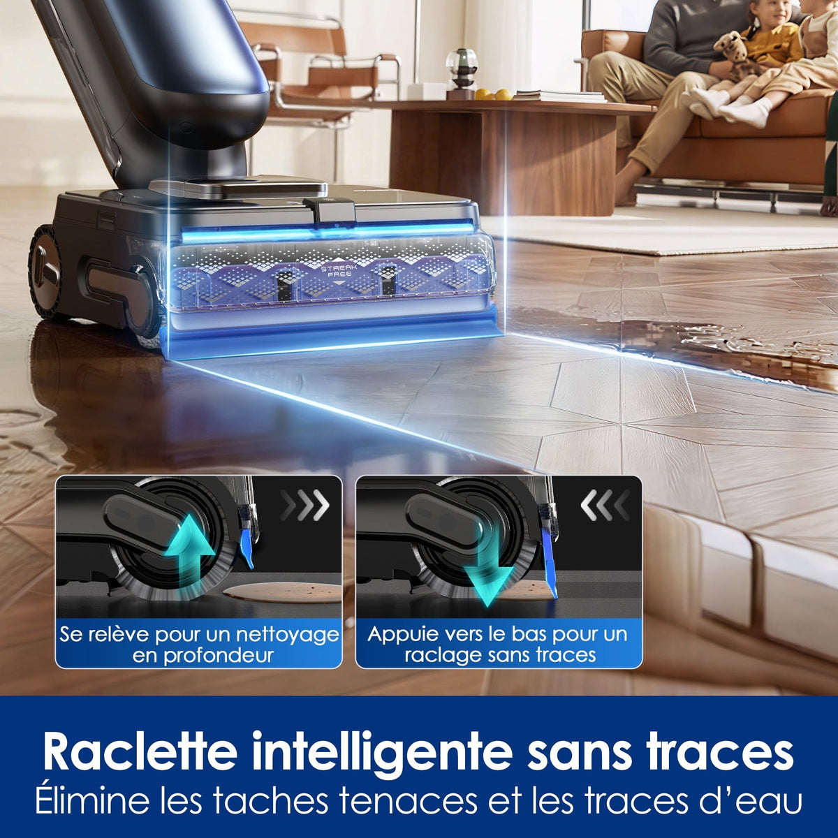 Tineco Floor One STATION S9 Artist Aspirateur Laveur Sans Fil