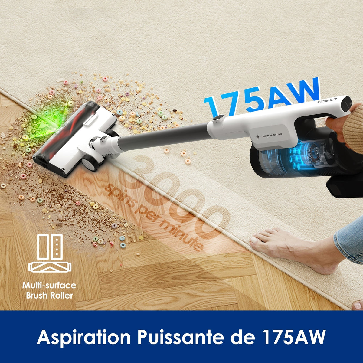 Tineco PURE ONE Station 5 PLUS Aspirateur Sans-Fil Intelligent